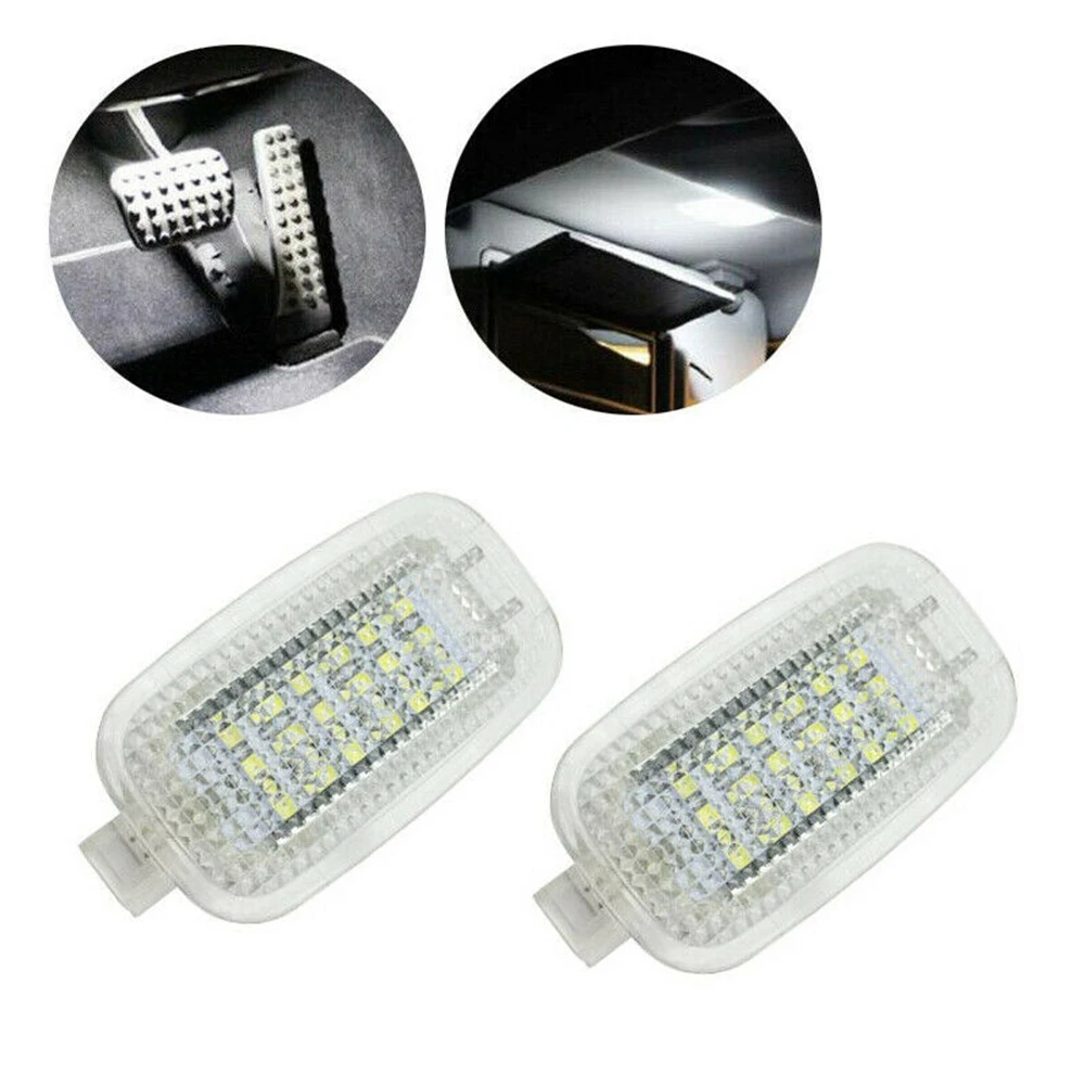 

18 SMD Luggage Light 2pcs 6000K Foot Area LED Lamp Side Door Xenon Auto