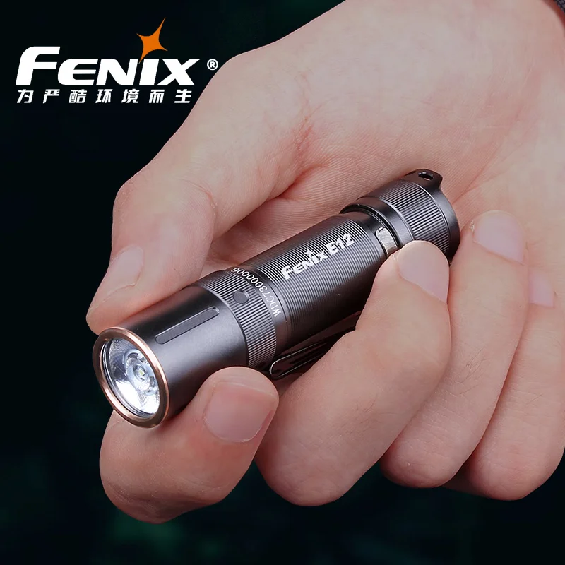 Fenix E12 V2.0 светодиодный Водонепроницаемый EDC ручной фонарик карманный брелок