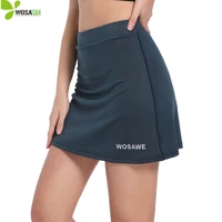 wosawe summer womens padded cycling skirt short shockpoof bicycle underwear base layer clothing mtb bike tight dress underpants