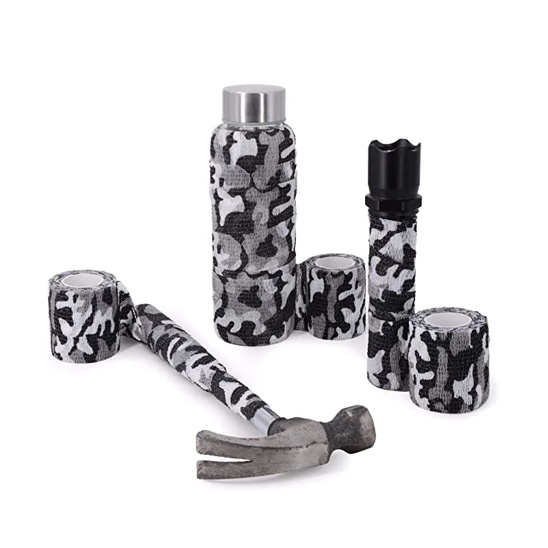 Camouflage Tape Wrap Self-Adhesive Protective 5CM x 4.5M Camo Form Multi-Functional Non-Woven Tape Stretch Bandage for Outdoor
Camouflage Tape Wrap Self-Adhesive Protective 5CM x 4.5M Camo Form Multi-Functional Non-Woven Tape Stretch Bandage for Outdoor