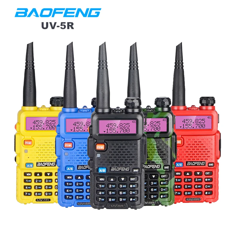 Портативная Двухдиапазонная рация Baofeng портативная Любительская UV 5R 5 Вт