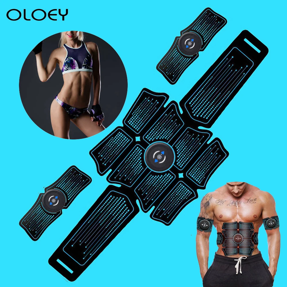 

EMS USB Rechargable Abdominal Belt Electrostimulation Muscle Stimulator Hip Muscular Trainer Toner Home Gym Fitness Equipment