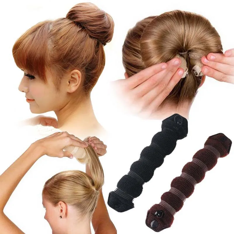 

Women Girl Magic Style Hair Styling Tools Buns Braiders Curling Maker Headwear Hair Rope Hair Band Accessories
