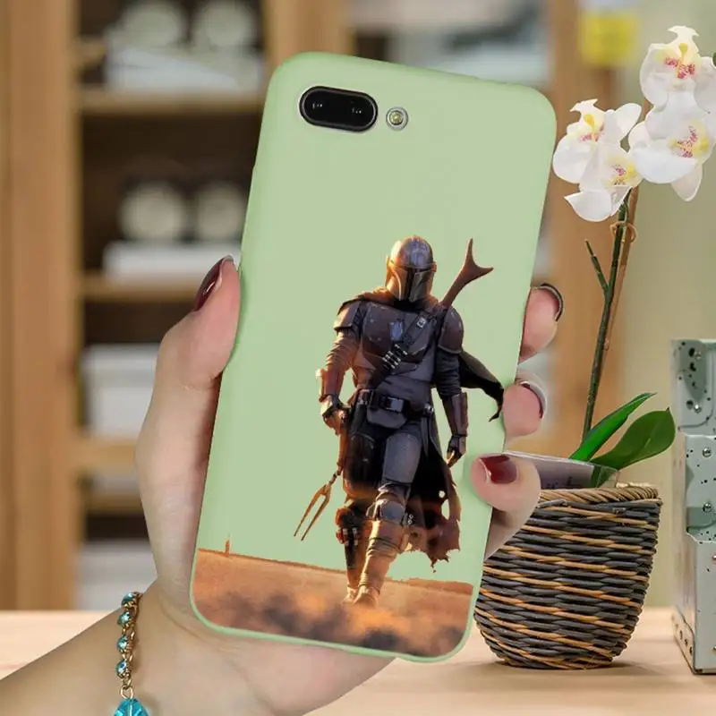 

Mandalorians-compatible Phone Case For Iphone 6 6s 7 8 Plus XR X XS XSmax 11 12 Pro Mini Max Candy Green Silicone Cover