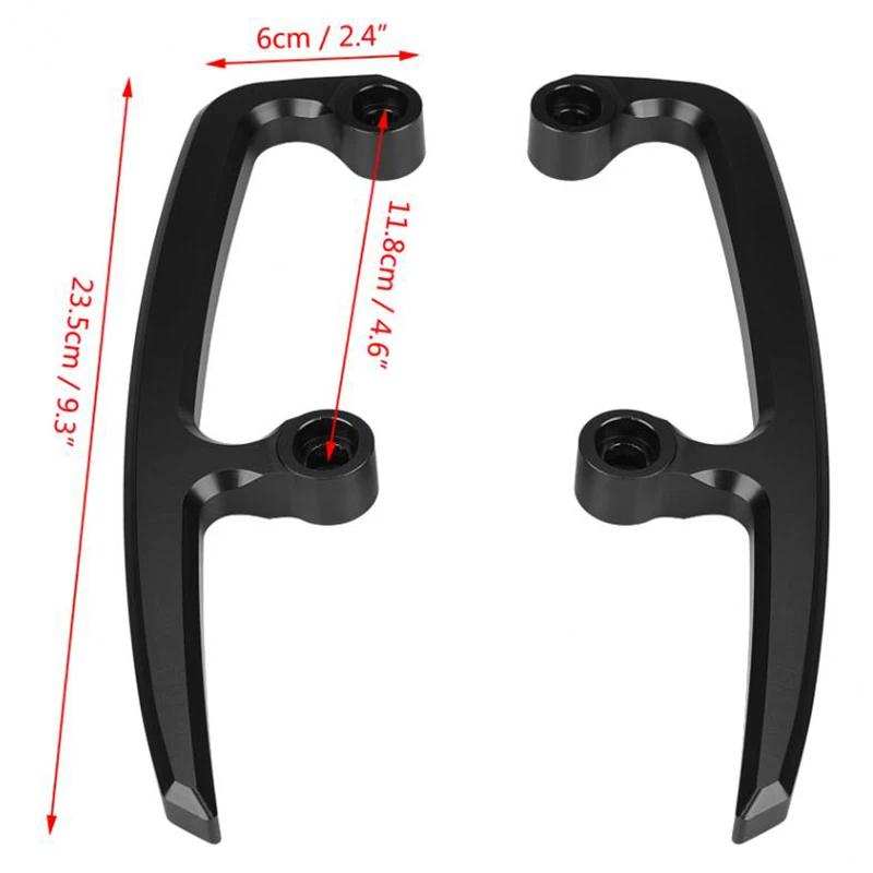 Мотоцикл Cnc Алюминиевый задний поручень сиденье для пассажирского рельса ручка