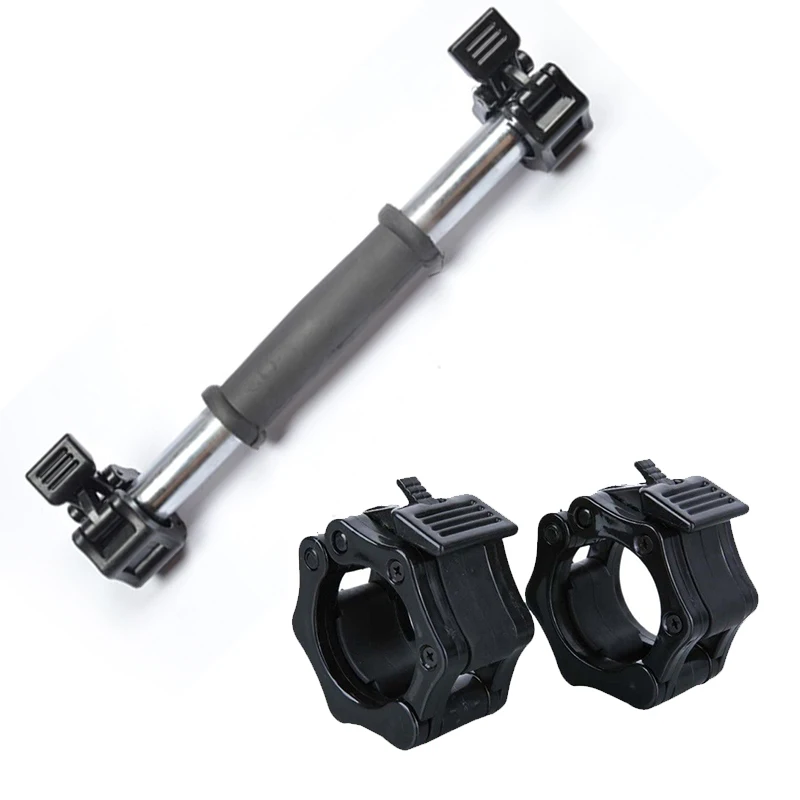 

1 Pair Quick Barbell Clamp Collar Clips Weight Bar Locks-2 Inch Barbell Plate OB Bar Gym Fitness Equipment 2021 New