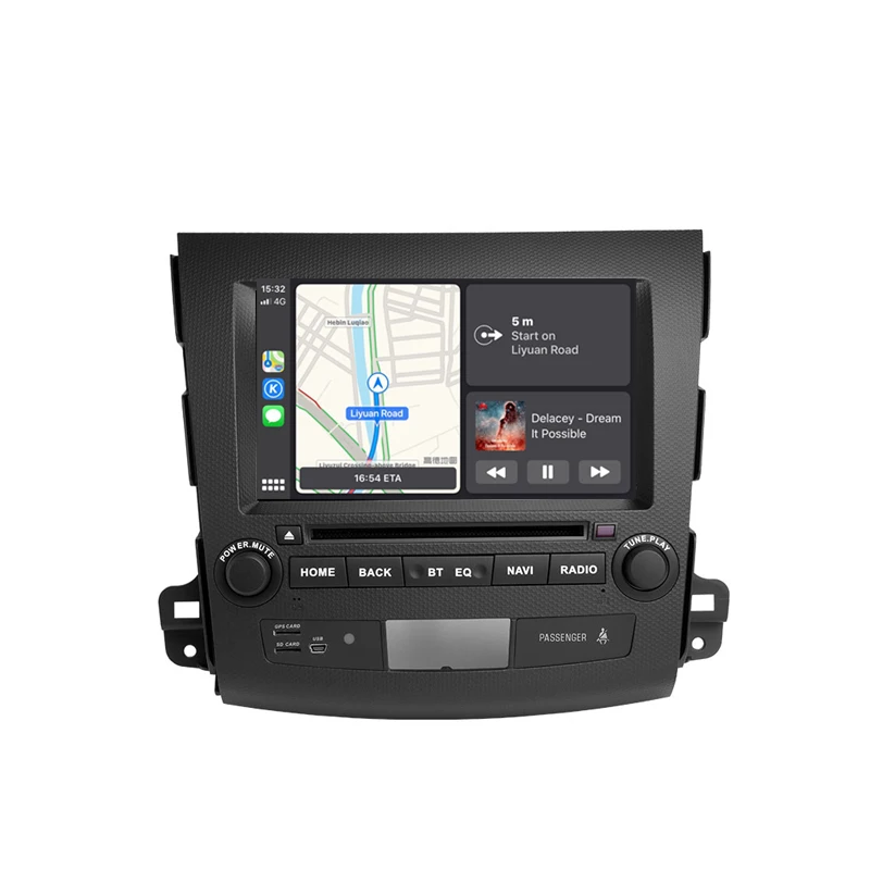 Android 9 0 автомобильный Радио DVD головное устройство с CarPlay для Mitsubishi Outlander 2007 2008 2009