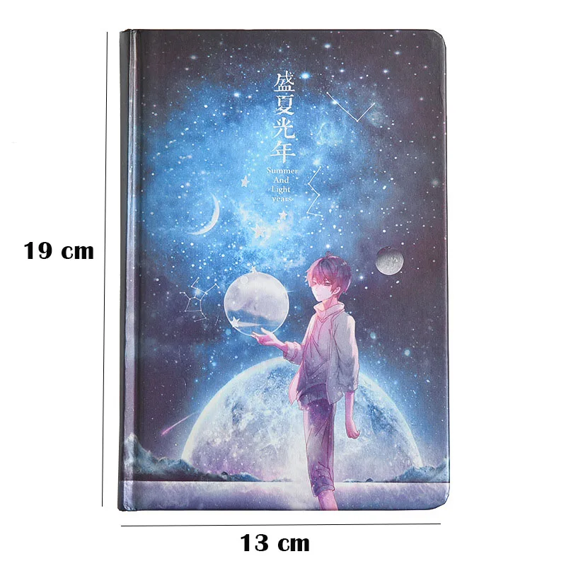 

Creative Night sky Planet Notebook Cute Note Book Diary Weekly Planner Journal Notepad Stationery office School Supplies