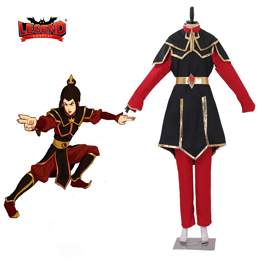 Косплей Легенда Аватара Последний абалдер Азула косплей костюм для взрослых на