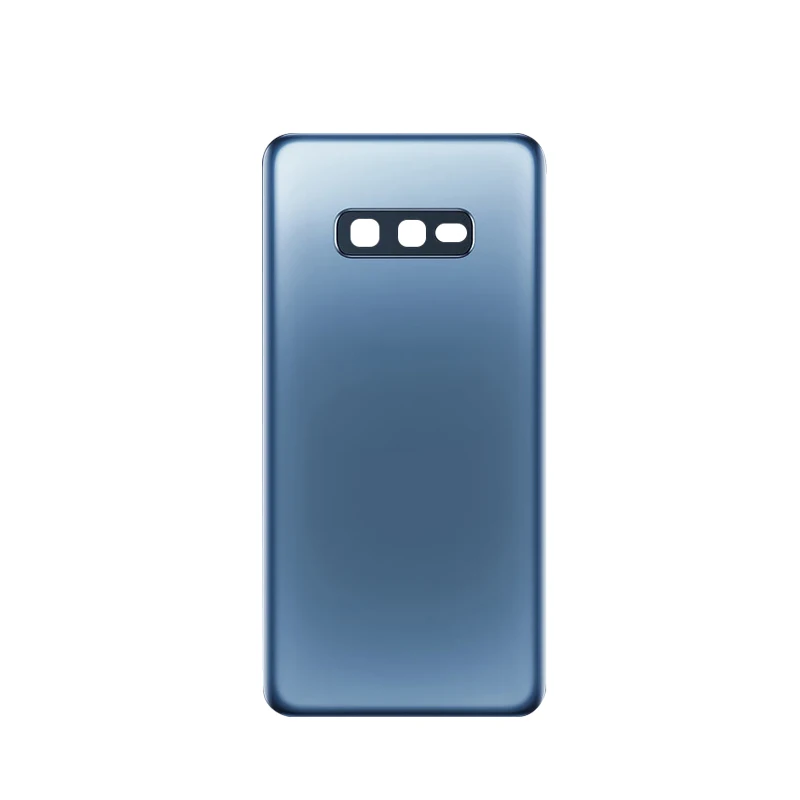 S10e BLUE Для SAMSUNG Galaxy s10 s10+ s10e задняя крышка батарейного отсека задняя крышка Мягкий корпус Чехол запасная крышка батарейного отсека - Цвет: S10e BLUE
