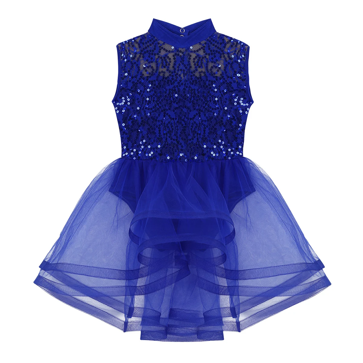 ChicTry блестящее Сетчатое профессиональное балетное платье пачка для фигурок