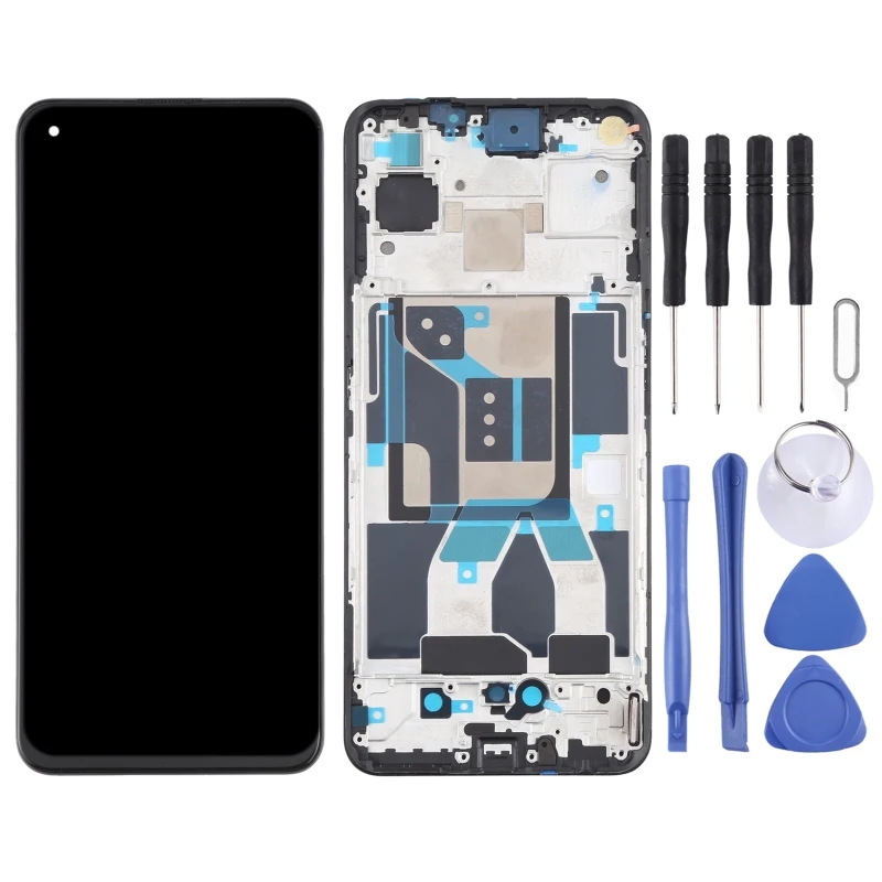 Pantalla LCD Original Super AMOLED, montaje completo de digitalizador con marco para OPPO Realme GT 5G RMX2202-2