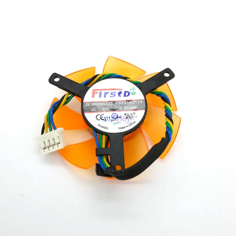 FD5010U12S DC12V 0.22AMP диаметр 45 мм шаг 39 мм для ZOTAC видеокарты вентилятор охлаждения