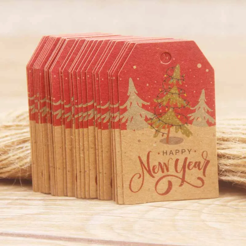 Ярлыки для подарков 5x3 см 500 шт. | Дом и сад