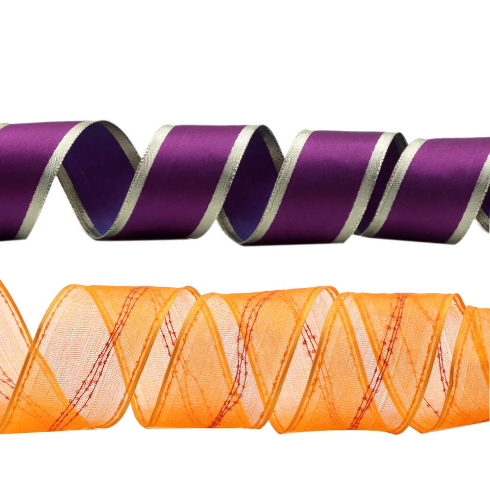 David аксессуары 25 ярдов 40 мм лента для украшения дерева подарочная коробка бант DIY