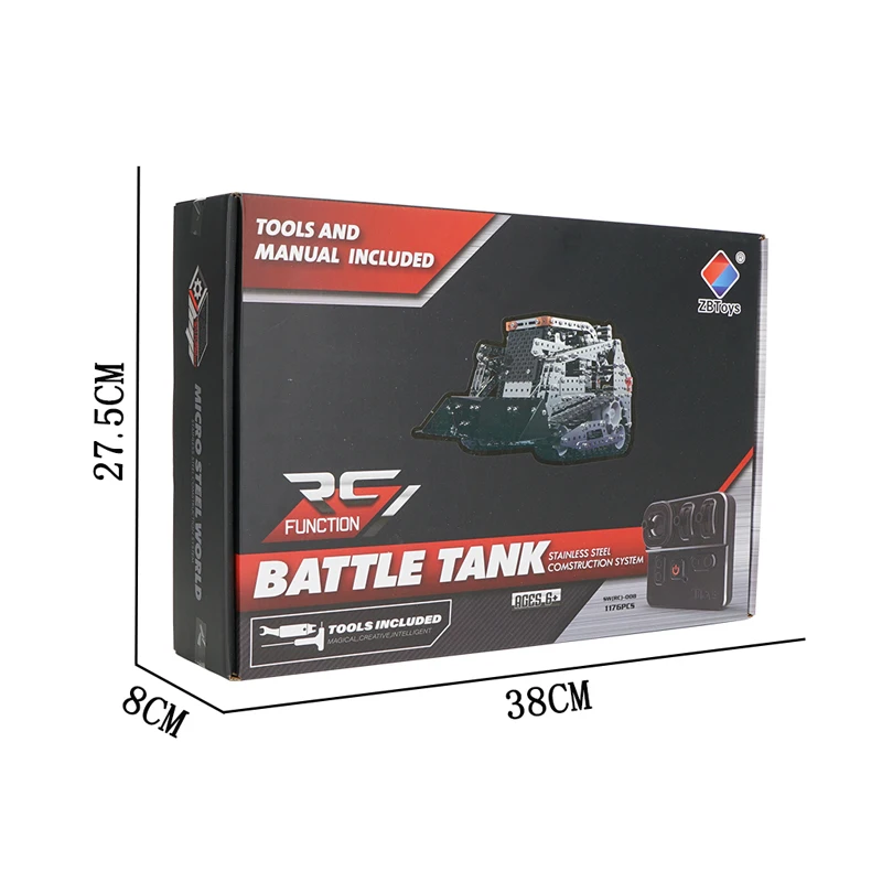 

1178PCS 2.4G 10CH RC CRAWLER FORKLIFT DIY Stainless Steel Assembly Vehicle Metal Remote Control Vehicle Model Kid Adult RC Toy