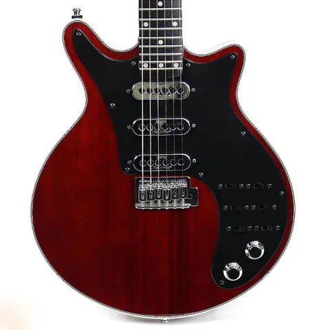 Китай сделал Brian May гитары античный Вишневый красный 24 лада импортный мост электрические гитары