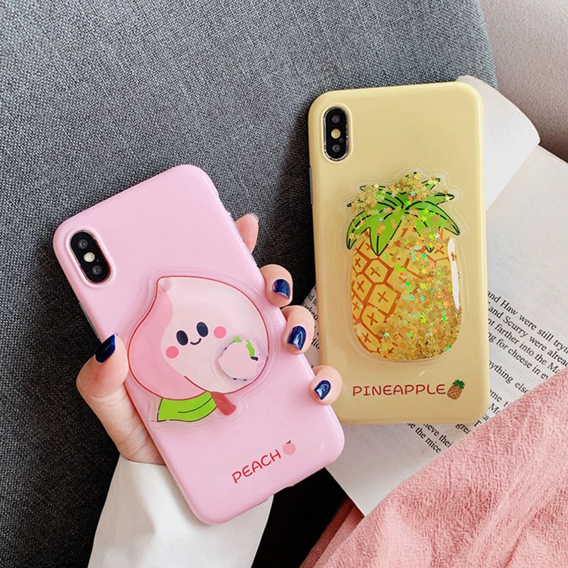 Симпатичное снижение давления фрукты телефон чехол для iPhone 7 7Plus 8 8Plus X XR XS Max