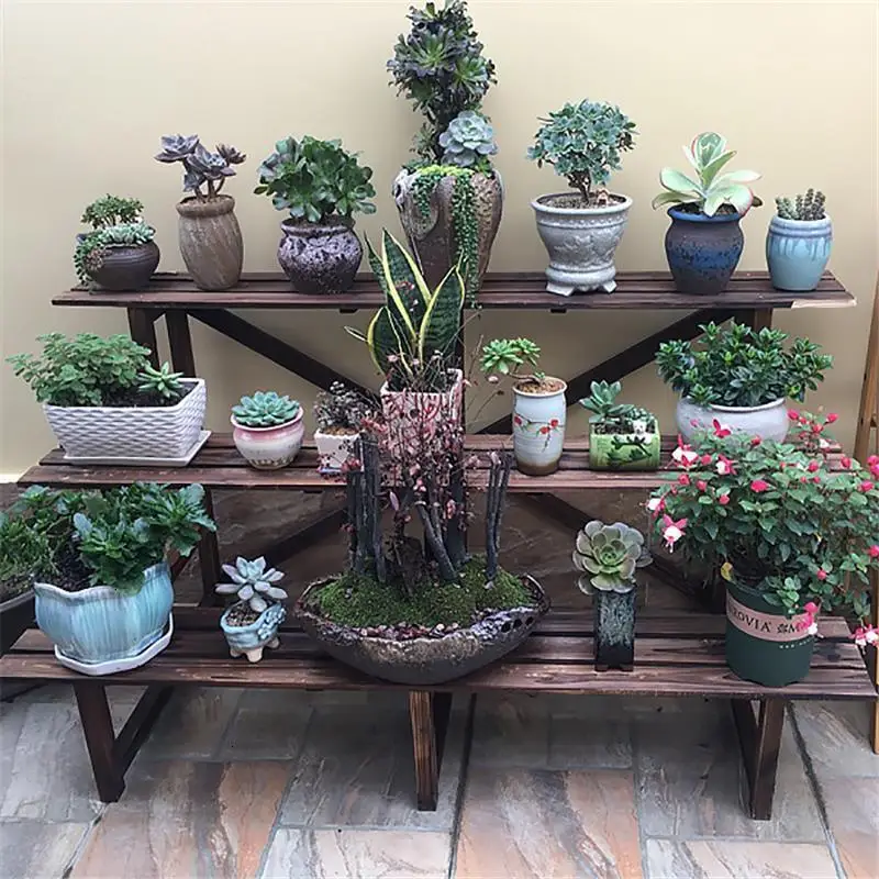 Para Stojaki Pot Escalera Soporte полка для интерьера Estanteria Plantas Напольная стойка