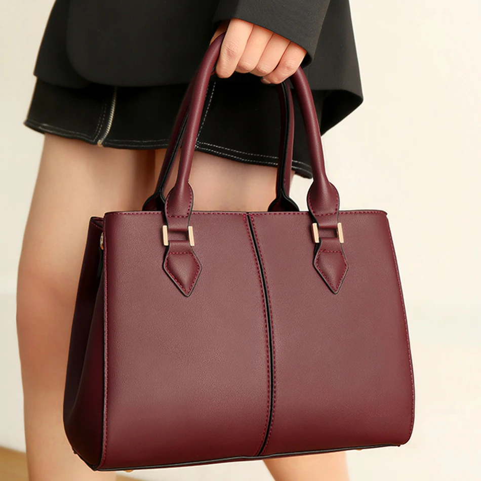 

Women Bag Shoulder bag leather Designer Ladie Hand Bags for Women Super Quality Luxury Handbags Female Shoulder Casual Totes Bag
