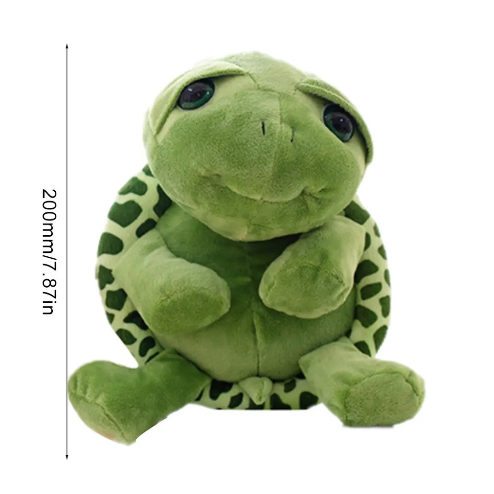 

Super Cute Green Big Eyes Tortoise Plush Toy Soft Animals Turtle Toys Baby Doll Children Gift Stuffed Plush Toy