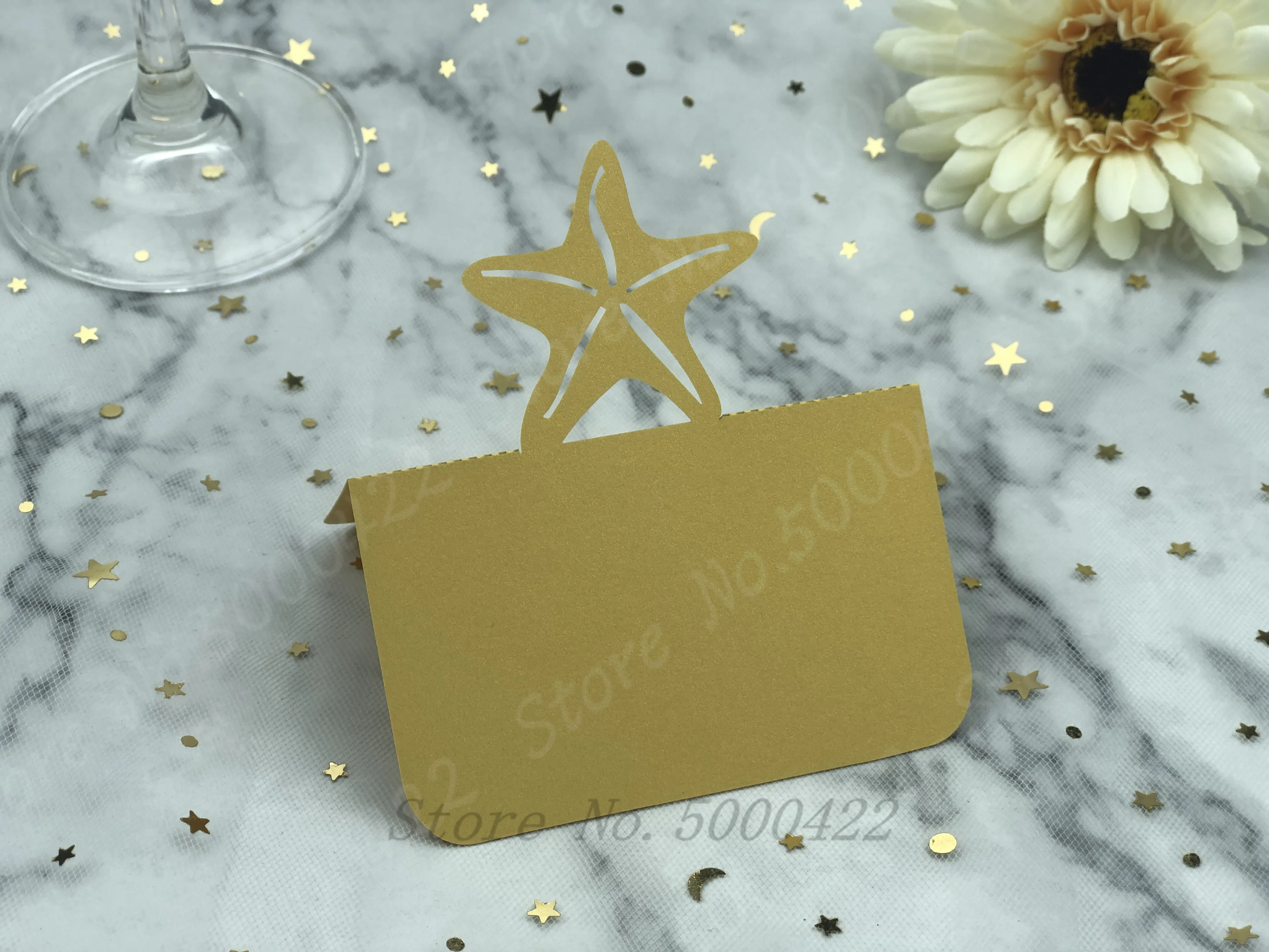 50 шт Звезда таблица марка вина стекло карточка с именем и местом детский душ тема