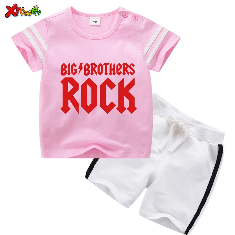 Хлопковая летняя детская футболка в полоску + шорты | Детская одежда и обувь