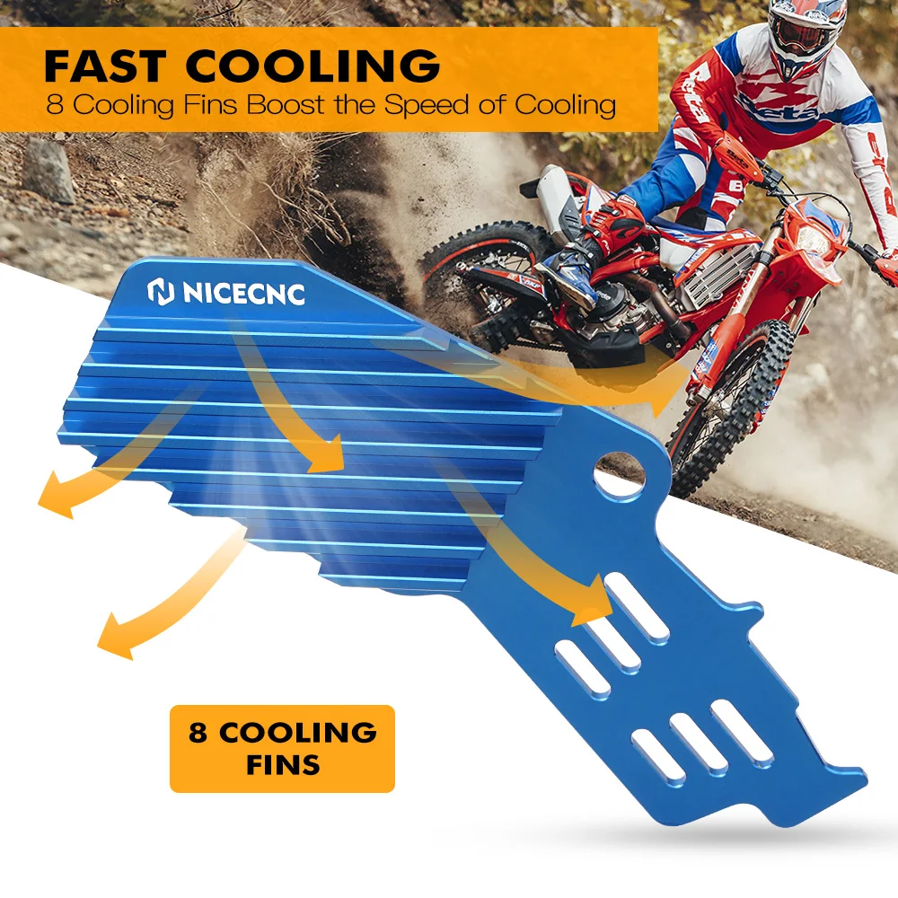 Кулер для заднего тормоза NICECNC теплоотвод Yamaha YZ 125 125X 250 450F 250F 250FX 250X 450FX WR WRF YZF 450 |