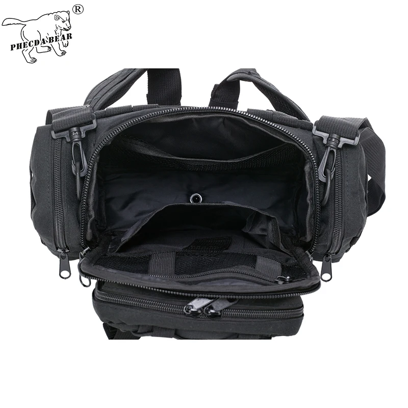 

desert camouflage outdoor tactical range bag multi-function MOLLE system military waist bag for camera fishing sling bag
