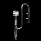 Акриловая скиммер аквариум фильтр обезжиривающая пленка поплавок Входная выпускная труба удаление прокола масла обезжиривающая пленка корзина для аквариума