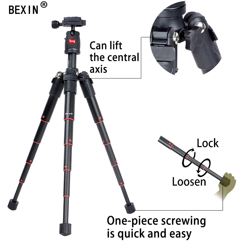 BEXIN мини-штатив dslr настольная камера подставка для телефона штатив Гибкий портативный складной дорожный штатив для dslr камеры с мини-шаровой головкой