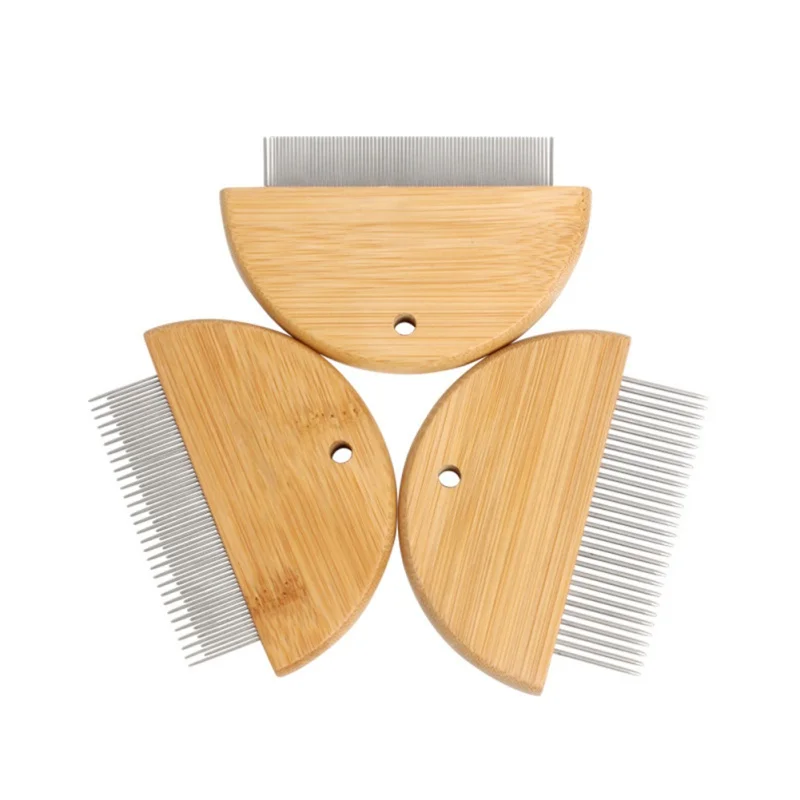 

Wooden Combs Dog Hair Remover Cat Brush Grooming Tools Pet Trimmer Combs for Cat Dog Cleaning Supplies