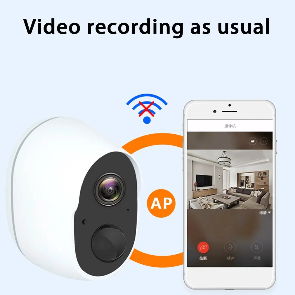 

Wireless IP Camera Smart Battery Camera Technology Night Version Wireless Wifi For Home Security Surveillance
