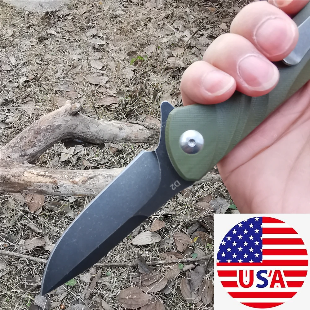 Складной нож D2 тактические карманные ножи рукоятка G10 для повседневного