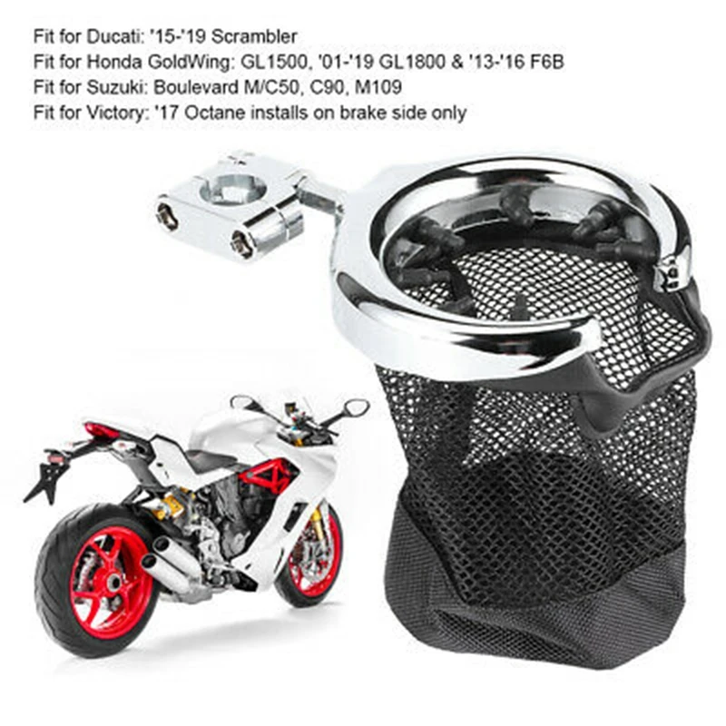 Barato Portavasos Para Motocicleta, Portavasos Para Pasajeros Para Honda Goldwing 1800 GL1800 2001-2015 F6B 2013-2015