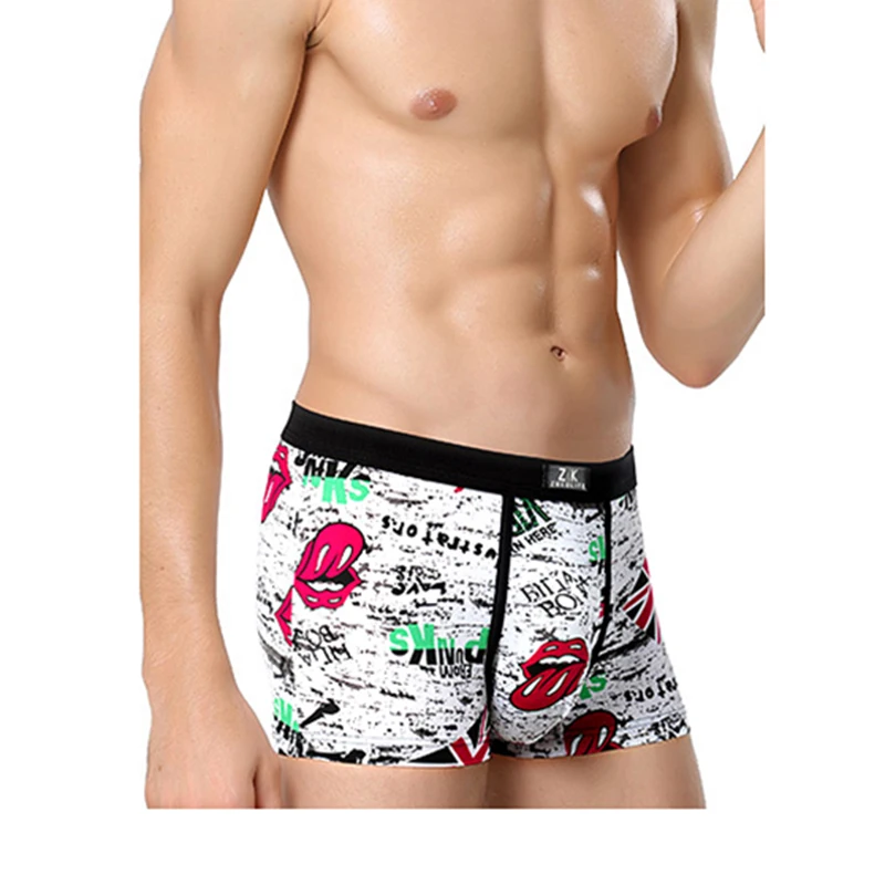 8 Pcs/Lot Men's Underwear High-End Fashion Trend Ice Silk Soft And Comfortable