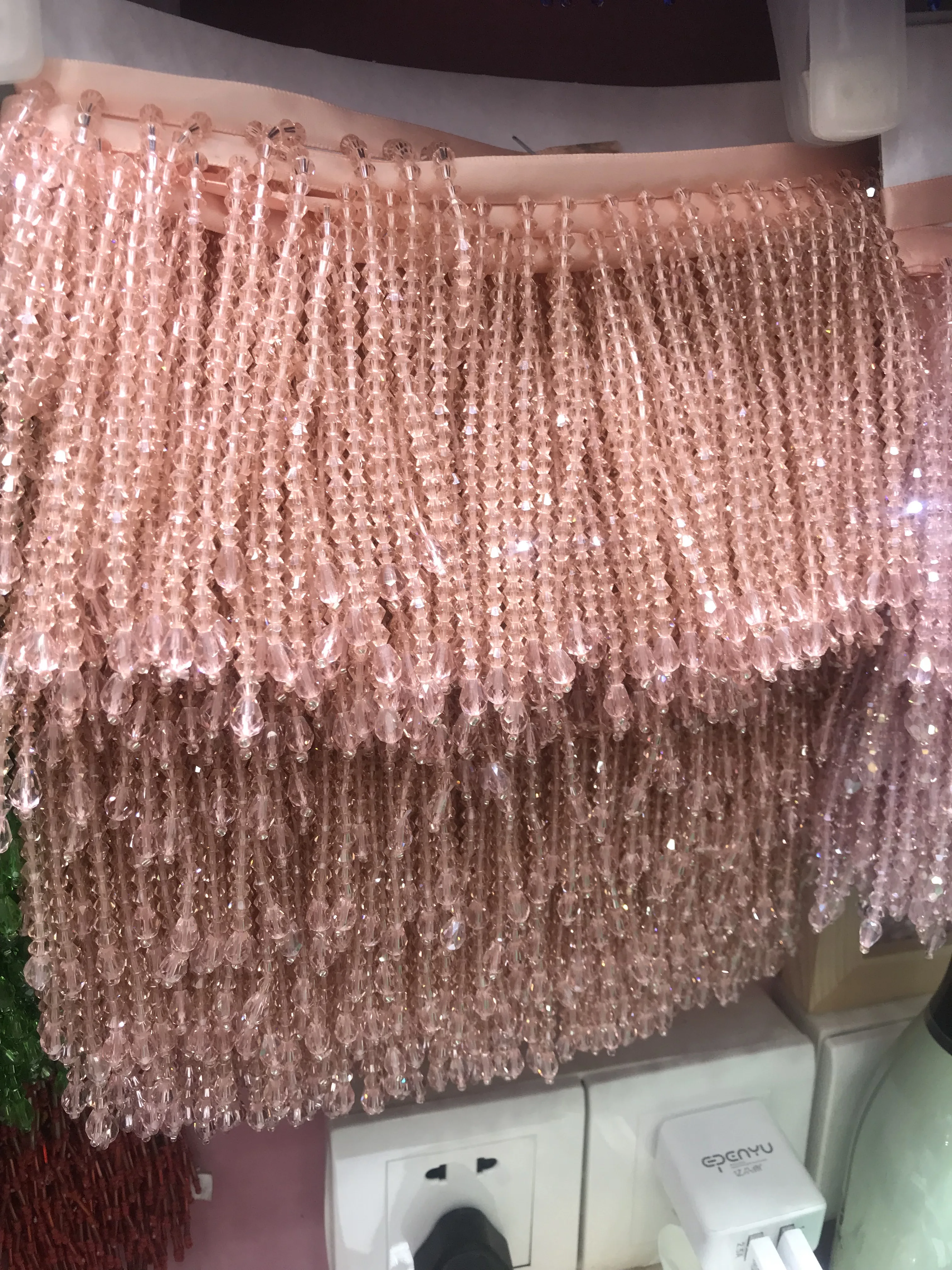 Зеленая бахрома ручной работы 8 10 см ширина 5 ярдов|Кисти бахрома| |