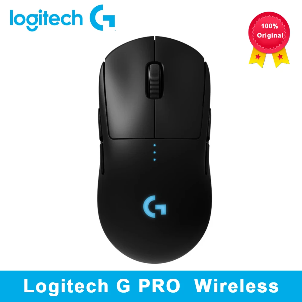 Беспроводная игровая мышь Logitech G PRO RGB двойной режим с датчиком HERO 16K DPI LIGHTSPEED