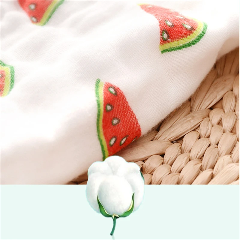 

Baby Bibs Water Absorption Cute Cartoon U Type 24*21Cm Eight-Layer Muslin Cotton Gauze Saliva Bibs Feeding Care Rice Pocket Bibs
