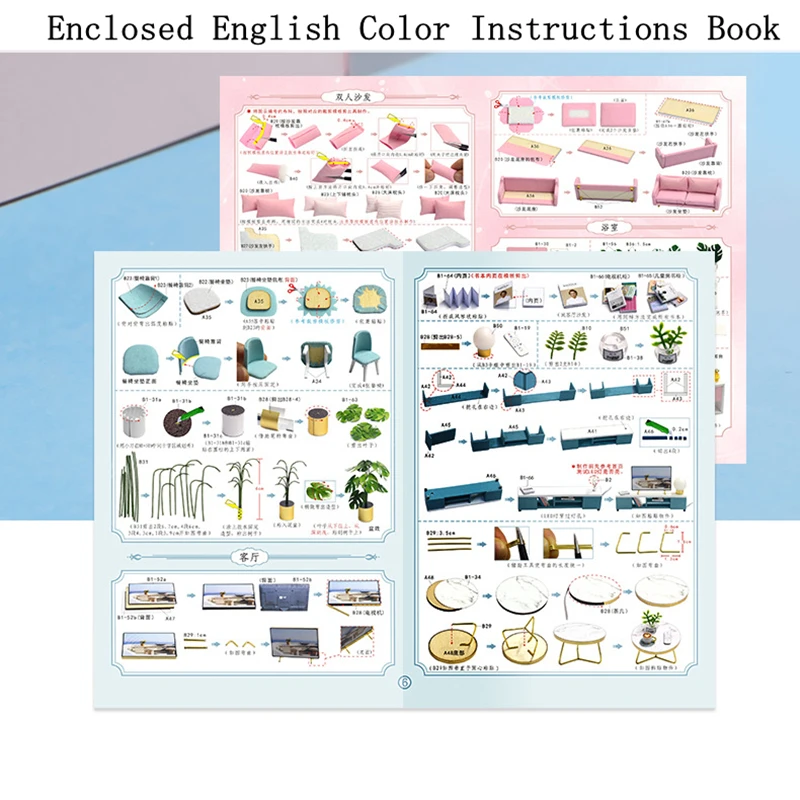 Кукольный домик сделай сам деревянный миниатюрный кукольный сюрприз с