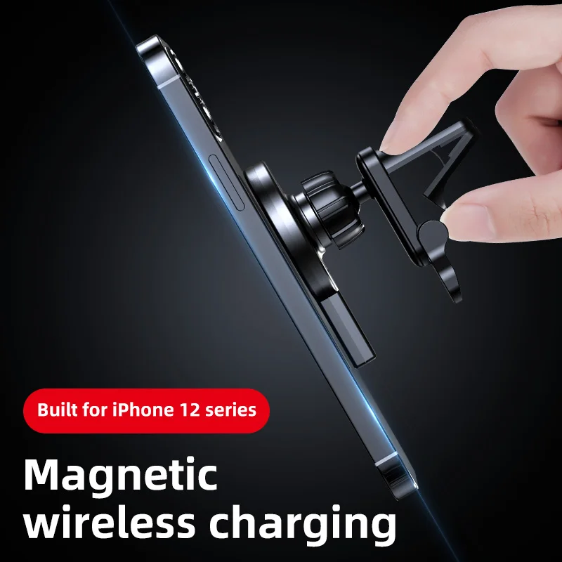 15w qi magnetic wireless car charger stand for iphone 12 mini1212 pro12 pro max holder fast charging vehicle air vent mount free global shipping