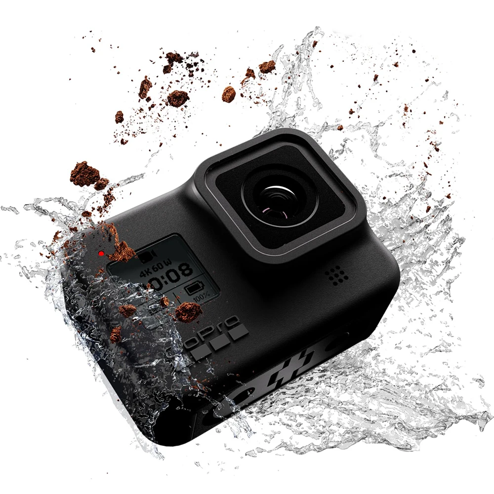 للبيع GoPro HERO 8 أسود مقاوم للماء عمل كاميرا تعمل باللمس 4K الترا HD فيديو 12MP صور 1080p بث مباشر الرياضة الاستقرار