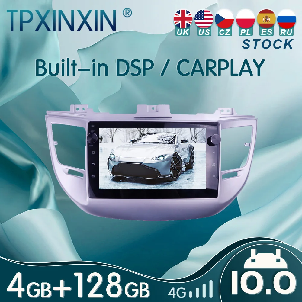 

10.0 PX6 For Hyundai Tucson 2014 - 2018 Android Car Stereo Car Radio with Screen Radio Player Car GPS Navigation Head Unit