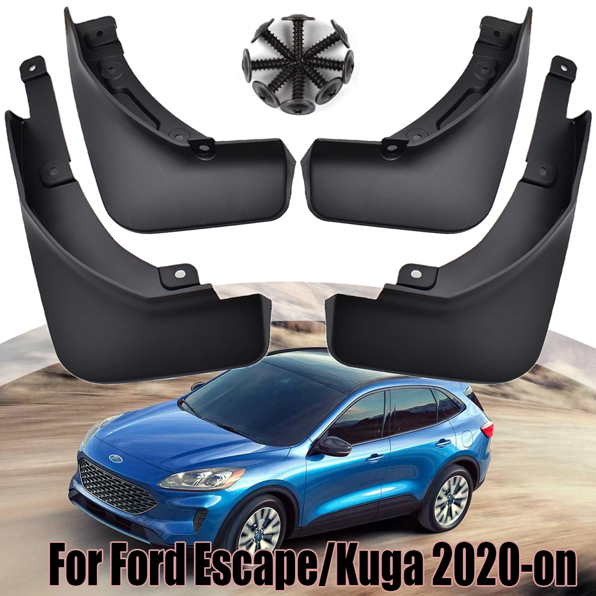 

4 шт., брызговики для Ford Escape mk4 Kuga mk3 2020