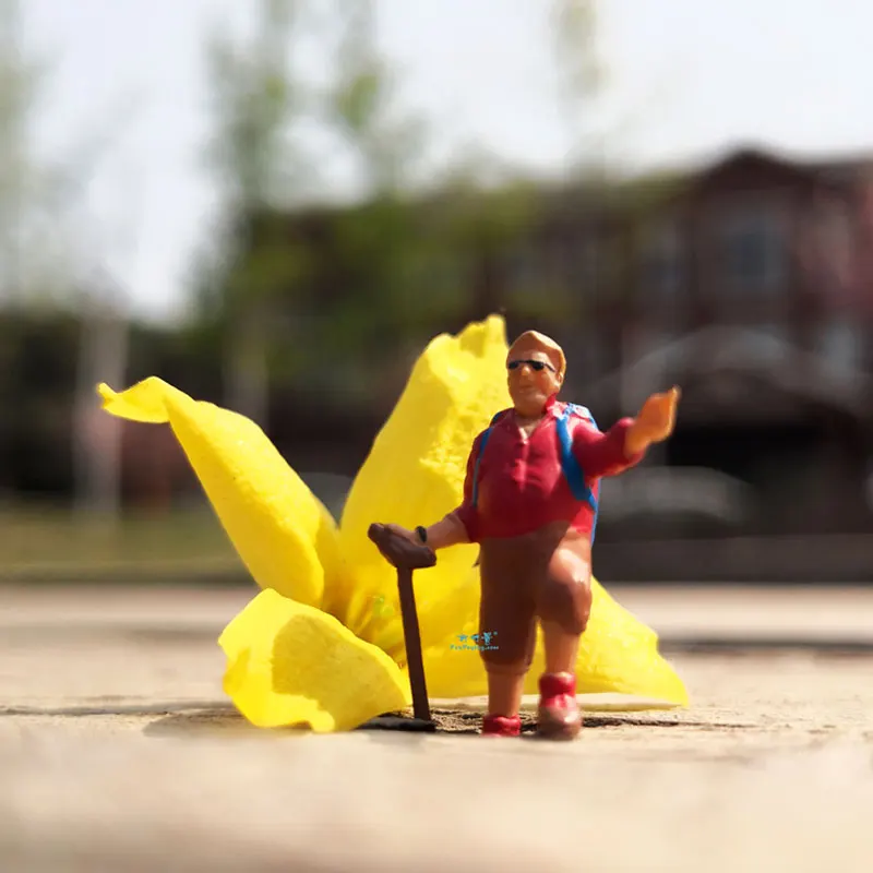 Модель скалолазания в масштабе 1:87 стиле Хо модель для пешего туризма стола