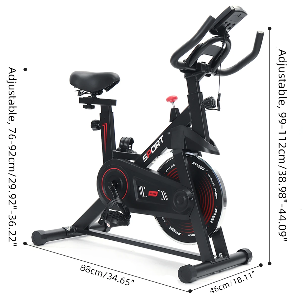 

Exercise Bicycle Cardio Bike Indoor Cycling Bike Silent Magnetic Bicycle Cycling Flywheel Gym Fitness Home Fitness Training