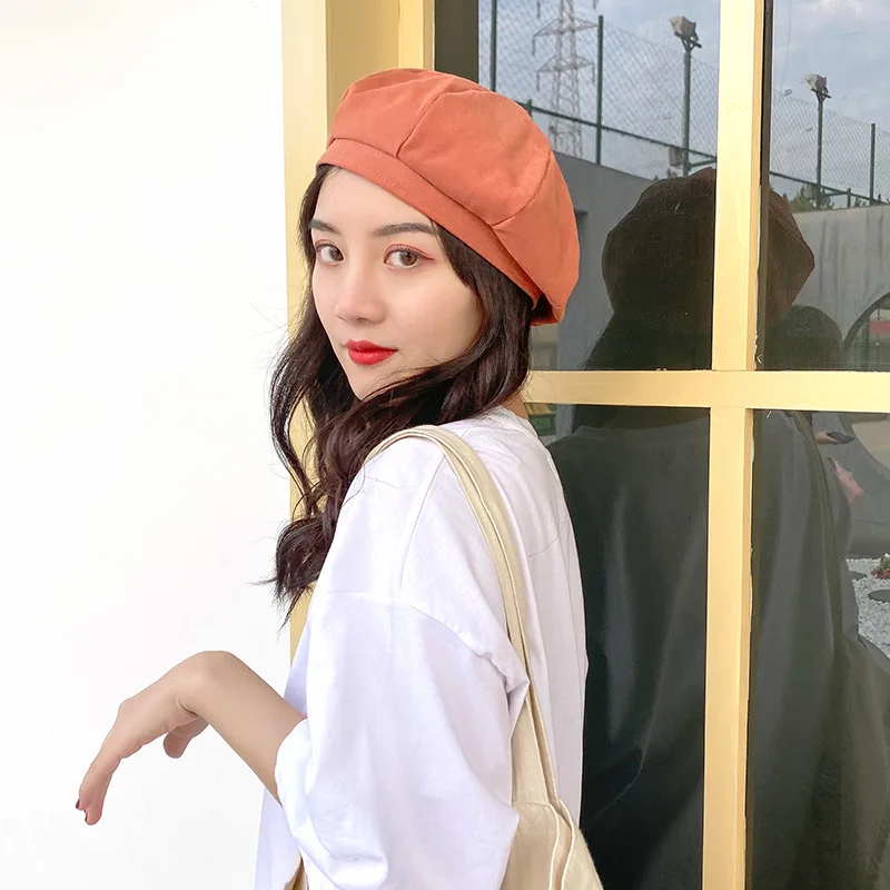 Береты шапка НОВАЯ женский берет в Корейском стиле восьмиугольный японского