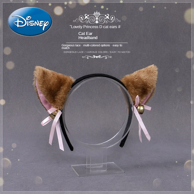 

Disney Original Marie Cat Cosplay Anime Character Headwear Fox Ear Headband Cosplay Accessories for Women Anime Decor TS0029