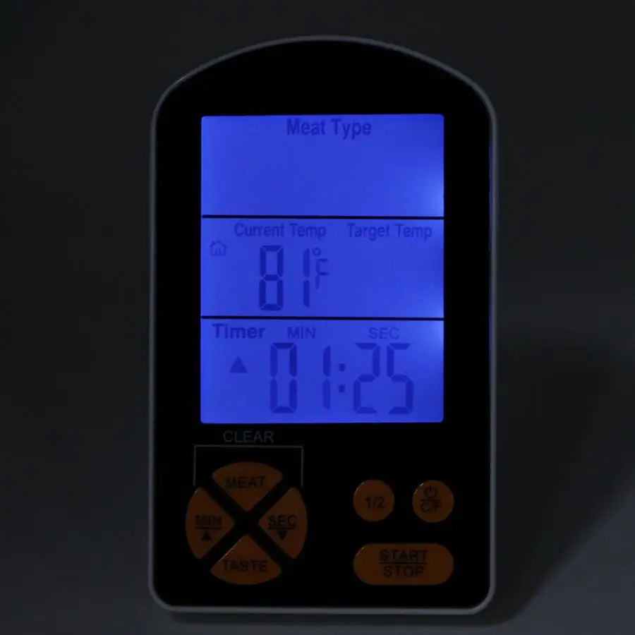 Бытовые термометры беспроводной двойной зонд цифровой термометр для барбекю