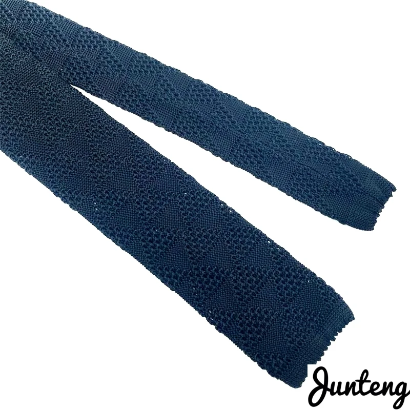 Модный мужской вязаный галстук классический геометрический Узкий Тонкий тканый